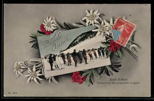 AK Sport d`Hiver, Concours de Skis préparatifs de départ
