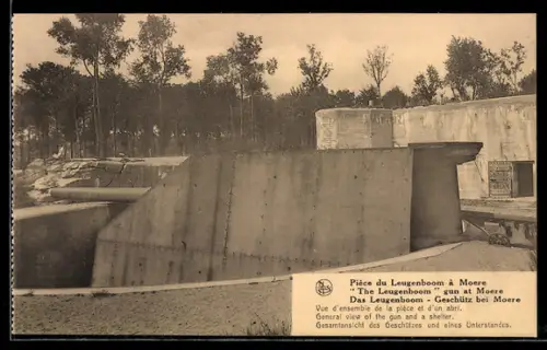 AK Das Leugenboom.-Geschütz bei Moere