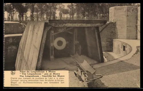 AK Das Leugenboom-Geschütz bei Moere