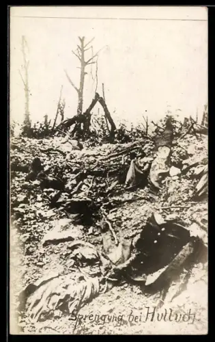 AK Hulluch, Sprengung am Schützengraben