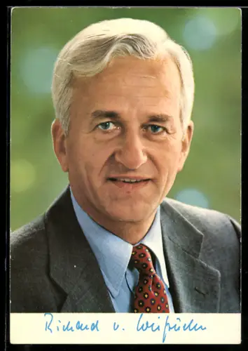 AK Portrait von Richard von Weizsäcker