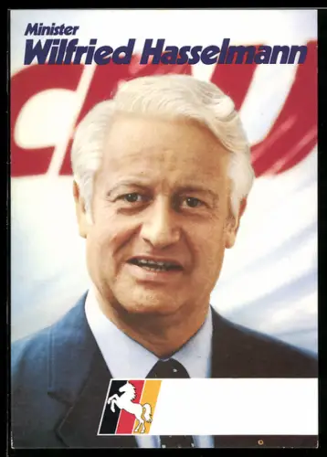 AK Portrait von CDU-Politiker Wilfried Hasselmann