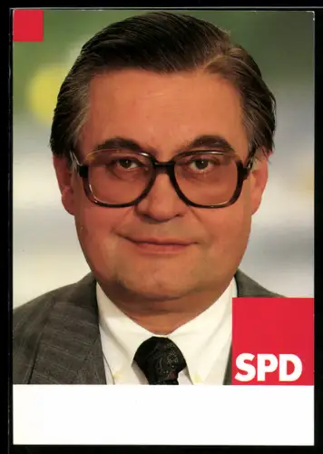 AK Portrait von SPD-Politiker Hans Koschnick