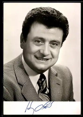 AK Portrait von SPD-Politiker Harry Liehr