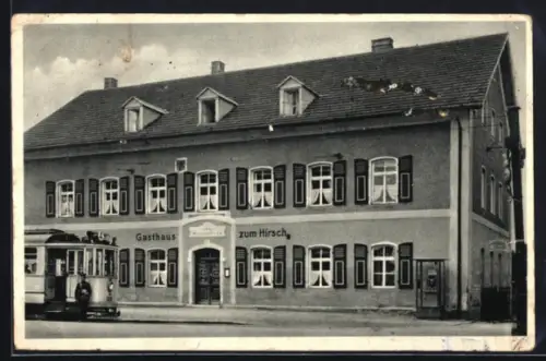 AK Haunstetten, Gasthaus zum Hirsch von Hans Wohlgemuth
