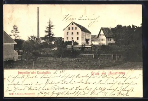 AK Haunstetten, Bergmiller`sche Kunstmühle