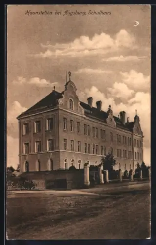 AK Haunstetten bei Augsburg, Schulhaus