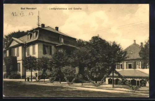 AK Bad Nenndorf, Landgrafenhaus und Galerie