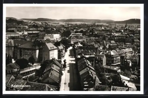 AK Kaiserslautern, Ortsansicht aus der Vogelschau