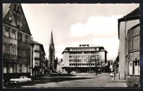 AK Kaiserslautern, Königstrasse, Marienkirche
