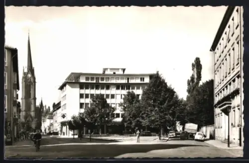 AK Kaiserslautern, Marienkirche und Institut der Franziskanerinnen, Panorama