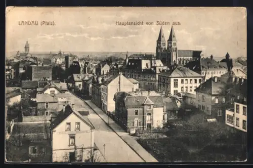 AK Landau /Pfalz, Hauptansicht von Süden