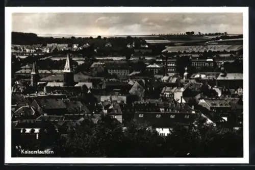 AK Kaiserslautern, Teilansicht aus der Vogelschau