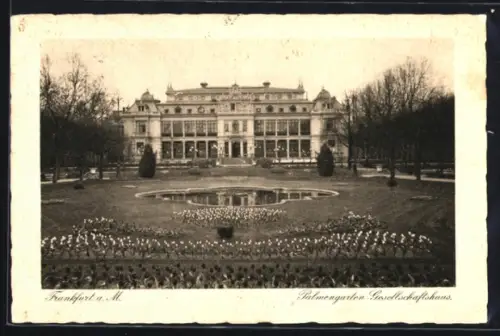 AK Frankfurt-Westend, Gesellschaftshaus im Palmengarten
