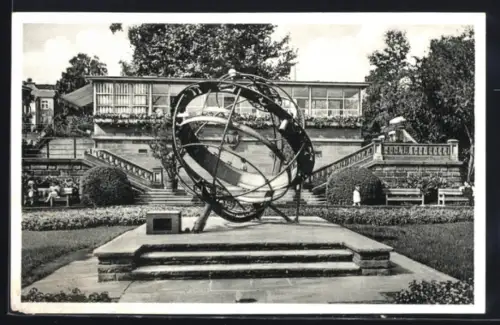 AK Frankfurt a. M., Sonnen-Uhr im Nizza