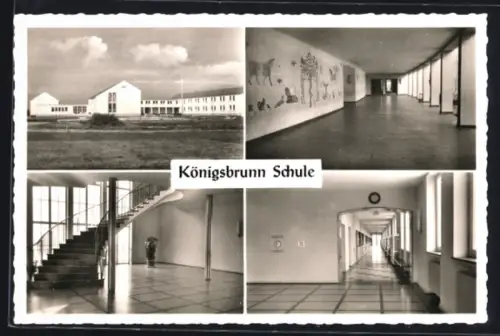 AK Königsbrunn, Schule, Innenansichten