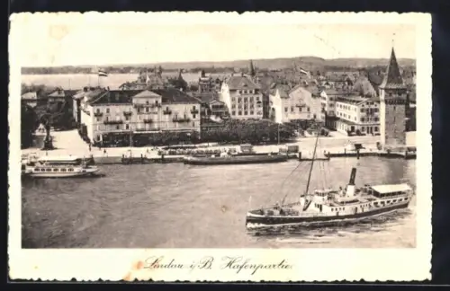 AK Lindau i. B., Hafenpartie