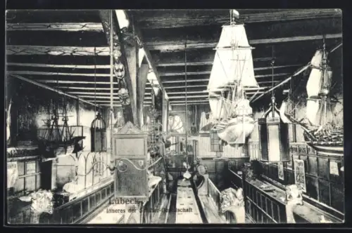 AK Lübeck, Inneres der Schiffer-Gesellschaft