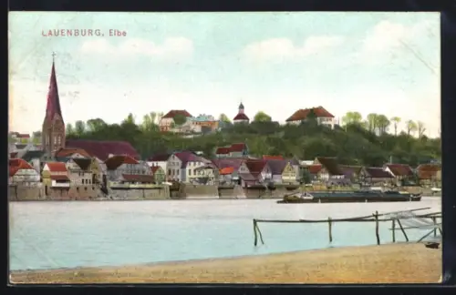 AK Lauenburg / Elbe, Totalansicht