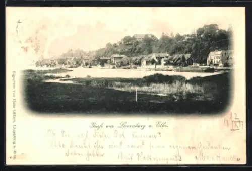 AK Lauenburg a. Elbe, Panorama