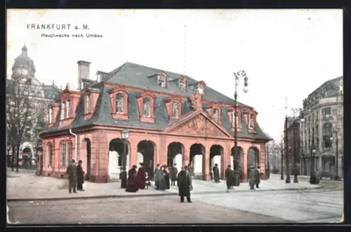 AK Frankfurt a. M., Hauptwache nach Umbau