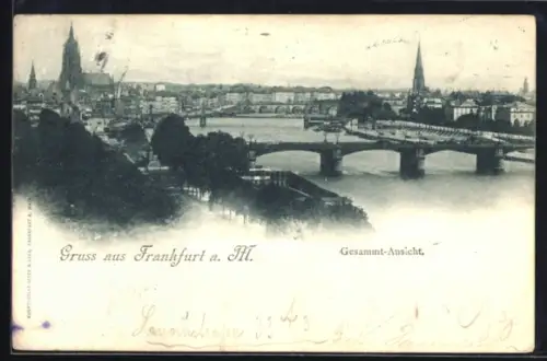 AK Alt-Frankfurt, Gesamtansicht mit Dom