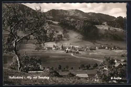 AK Thalkirchdorf i. Allg., Teilansicht mit Tenneberg