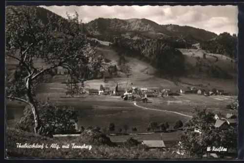 AK Thalkirchdorf i. Allg., Teilansicht mit Tenneberg