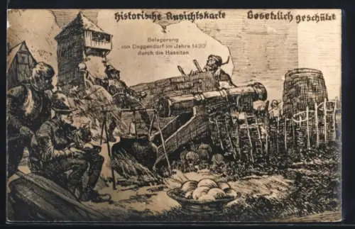 AK Deggendorf, Belagerung durch die Hussiten, Deggendorfer Knödel