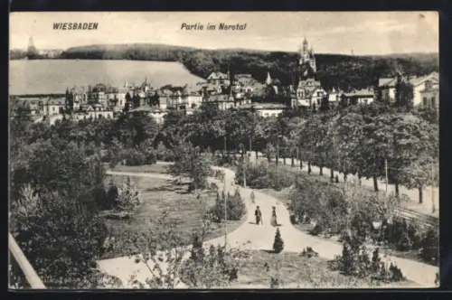AK Wiesbaden, Partie im Nerotal