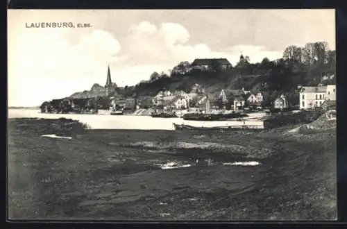 AK Lauenburg / Elbe, Panorama