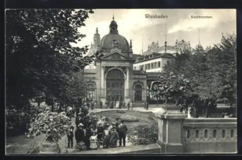 AK Wiesbaden, Kochbrunnen