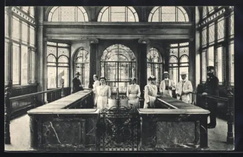 AK Wiesbaden, Kochbrunnen-Quelle