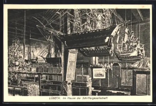 AK Lübeck, Im Hause der Schiffergesellschaft