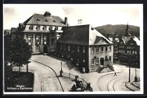AK Siegen, Sparkasse und Rathaus