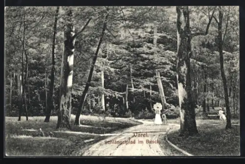 AK Varel, Schlängelpfad im Busch