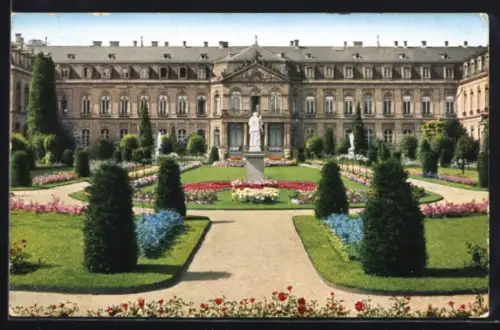 AK Stuttgart, Garten im Neuen Schloss