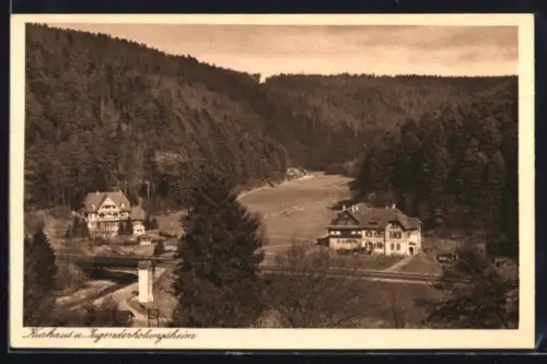 AK Monbachtal bei Bad Liebenzell, Kurhaus und Jugendholungsheim