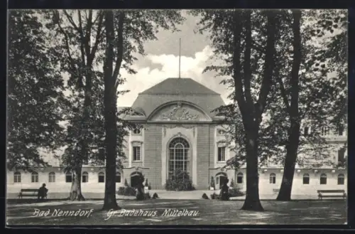 AK Bad Nenndorf, Badehaus Mittelbau