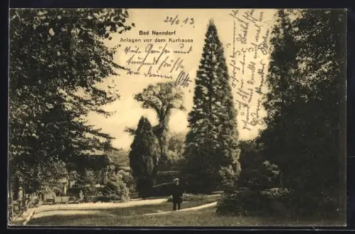 AK Bad Nenndorf, Anlagen vor dem Kurhaus