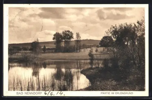 AK Bad Nenndorf, Partie im Erlengrund