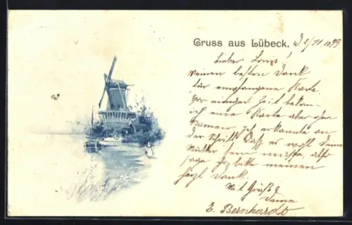 AK Lübeck, Windmühle am Wasser