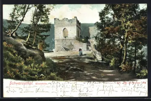 AK Schwarzathal /Eberstein, Burgruine Eberstein