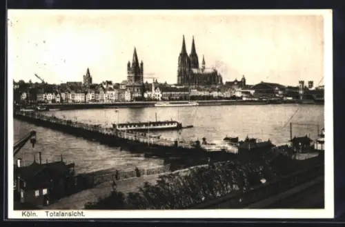 AK Köln, Totalansicht