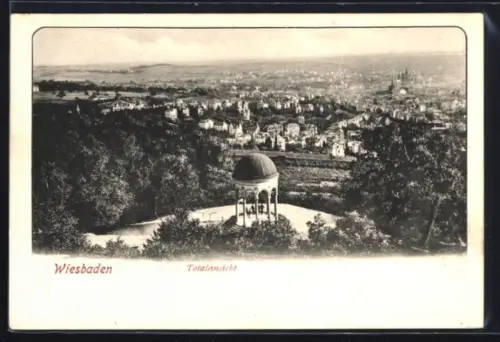 AK Wiesbaden, Totalansicht