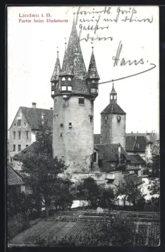 AK Lindau i. B., Partie beim Diebsturm