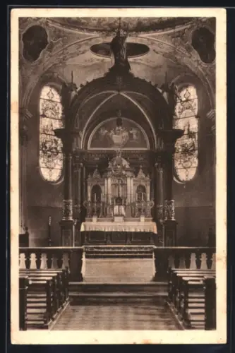 AK Haunstetten, Hochaltar in der Pfarrkirche