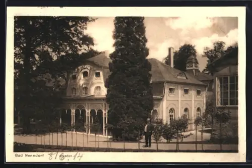 AK Bad Nenndorf, Kurhaus, Arkaden