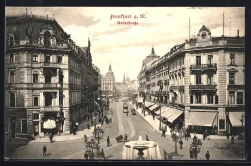 AK Frankfurt a. M., Kaiserstrasse