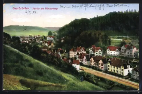 AK Saarbrücken, Partie am Winterberg